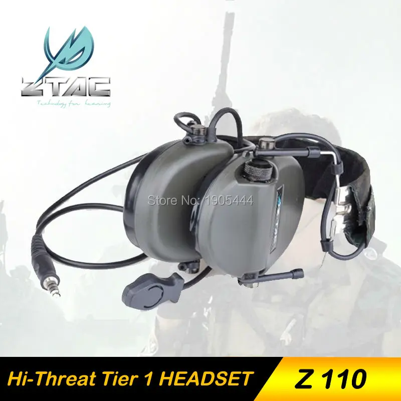 Z TAC Airsoftsports наушники Тактический элемент мордин военный шлем softair ptt midland ipsc z
