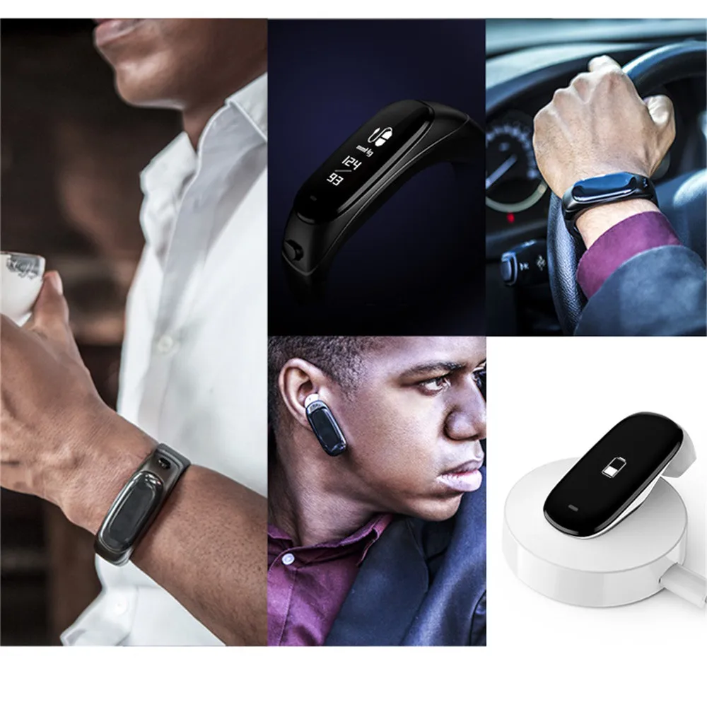 Новейшие мужские и женские Смарт-часы Bluetooth Дата кровяного давления монитор сердечного ритма Поддержка Siri ответить на телефонный браслет# A