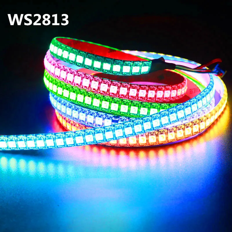 Светодиодный WS2813/WS2812B 30/60/144 светодиодный s симфония шатры с острым носком WS2812B обновления одного кабеля возобновить IP30 IP67