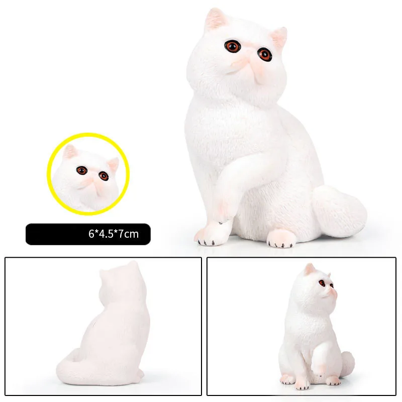 Яндекс 3D LPs Land животные 7 см ПВХ Кошка модель мини персидская кошка Коллекция