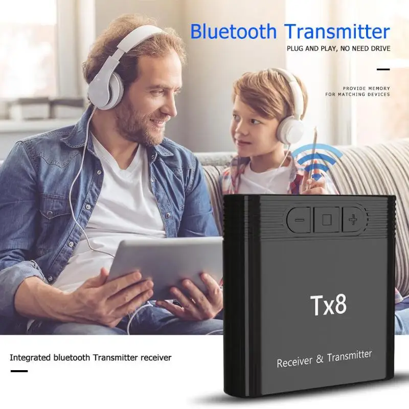 TX8 беспроводной Bluetooth 4 0 передатчик приемник для наушников ПК ноутбука планшета