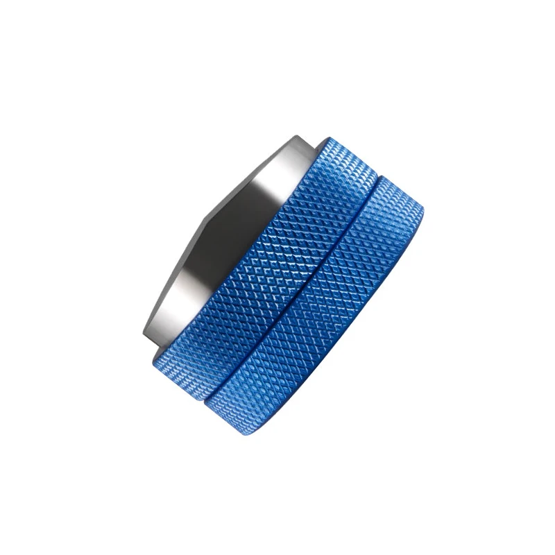 Distribuidor de caf&eacute; de 51/53/58/58, 35mm, ajustable, acero inoxidable 304, Macaron Espresso convexo, cuatro pendientes en &aacute;ngulo, Base-4