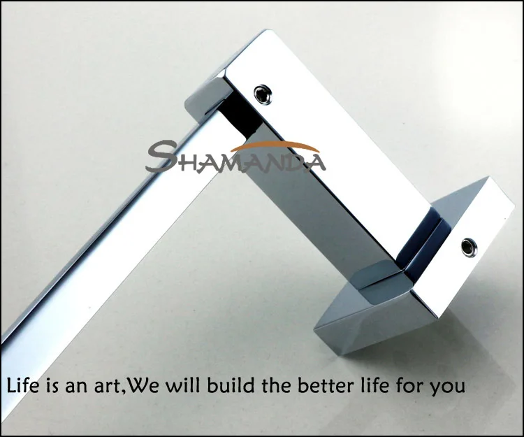 Бесплатная доставка (60 см) один Полотенца бар держатель твердой латуни Сделано