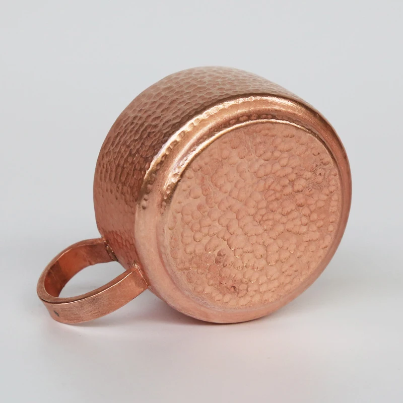 

Handmade retro pure red copper coffee cup teacup tea water wine cup spoon set drinkware