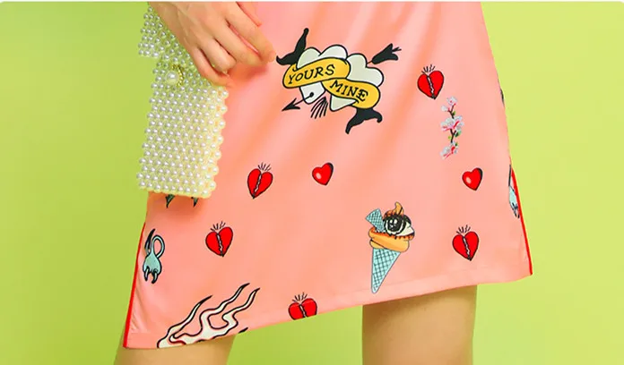 SWEETXUE розовый китайский Стиль улучшенная Cheongsam модное мини-платье 2019 Сезон лето
