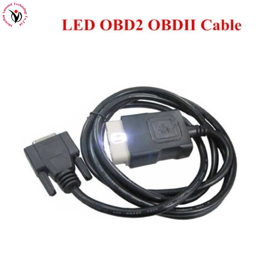 Новинка! Светодиодный OBD2 OBDII кабель CDP Plus 3 в 1 светодиодный OBD-кабель для VD DS150E TCS PRO