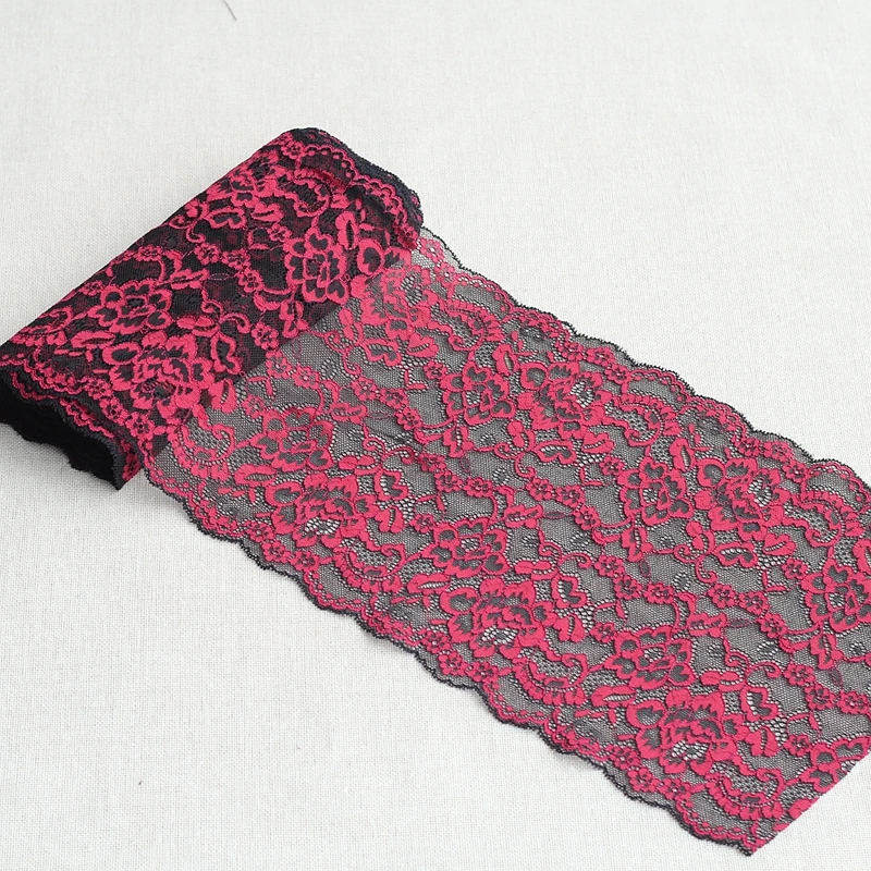 Изысканная эластичная кружевная отделка mlaey2 Ярда синий/серебристый цвет