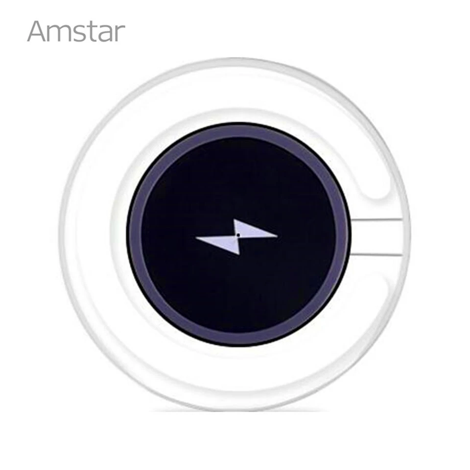 Беспроводное зарядное устройство Amstar Qi для iPhone XS Max XR X 8 Plus кристальная