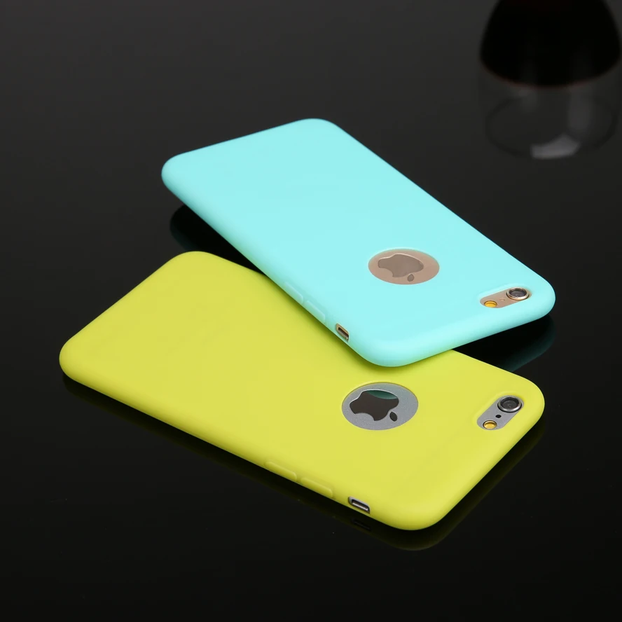 MRRAZA ультратонкий конфеты Цвета телефона чехол для iPhone 8 6 7 плюс мягкая TPU кремния