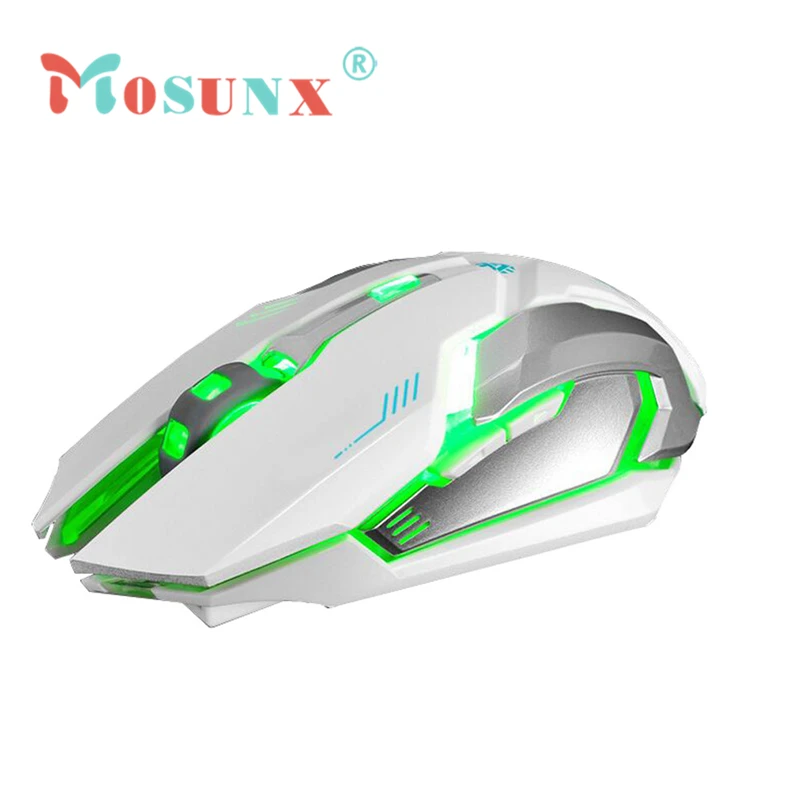 Rechargeable X7 Wireless Silent LED Backlit USB Optical Ergonomic Gaming Mouse_KXL0713 | Компьютеры и офис