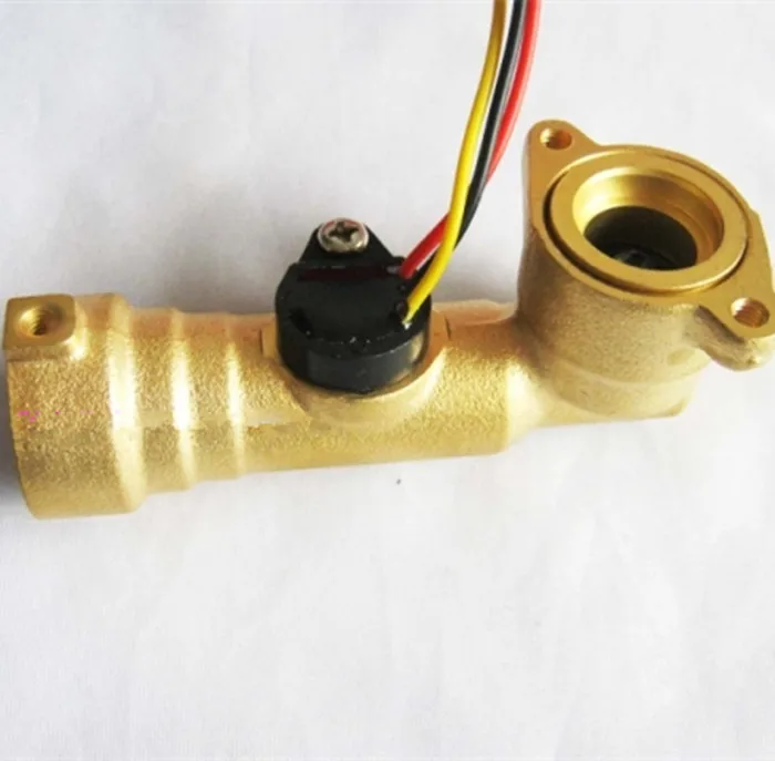 

Water flow sensor Hall switch sensor boiler flowmeter for Water heaters drinking fountains G1/2 0.3-10l/min 2.0MPa DC3-24V