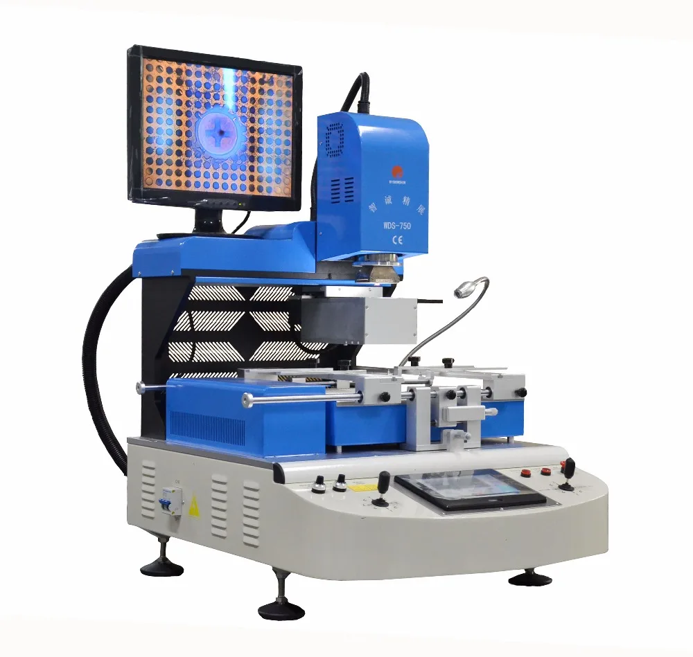 Паяльная станция BGA WDS-750 Высокофункциональный светодиодный модуль ремонтная машина с инфракрасным нагревателем
