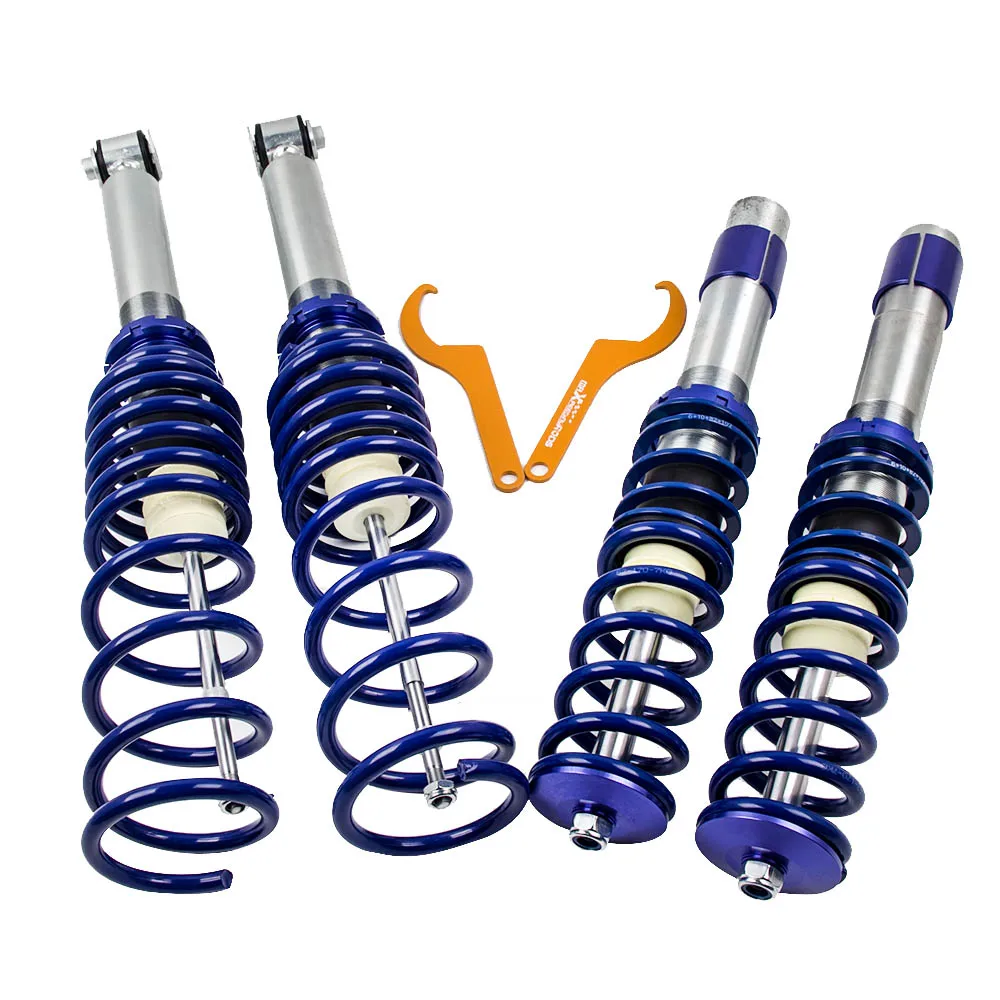 Абсолютно новый комплект подвесок Coilover для BMW 5 серии E39 Sedan 95 03 520 530 540 528 синий|coilovers