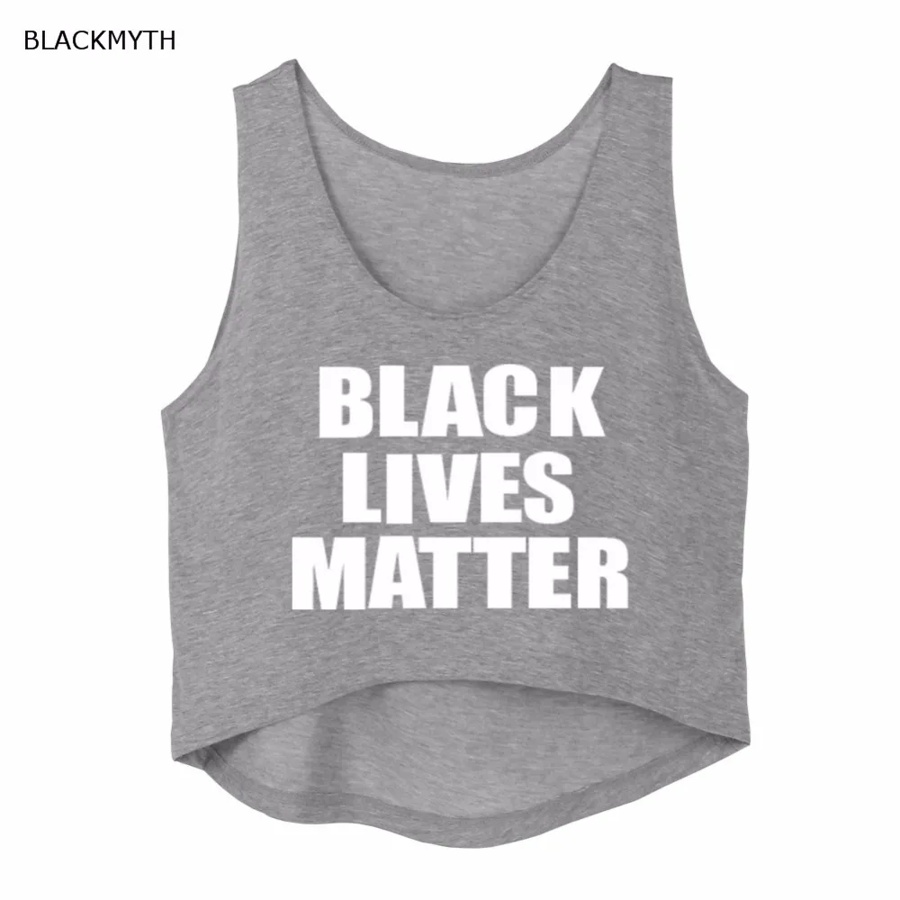 Черная Женская футболка без рукавов с надписью BLACKMYTH модный белый Повседневный
