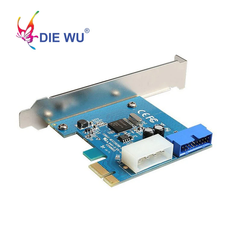 Плата расширения DIEWU PCI E USB 3 0 с преобразователем NEC плата интерфейса ввода/вывода 4