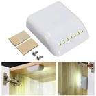 3 шт. светодиодный сенсорный светильник петля для мебельного шкафа оборудование для гардероба кухонный шкаф буфет