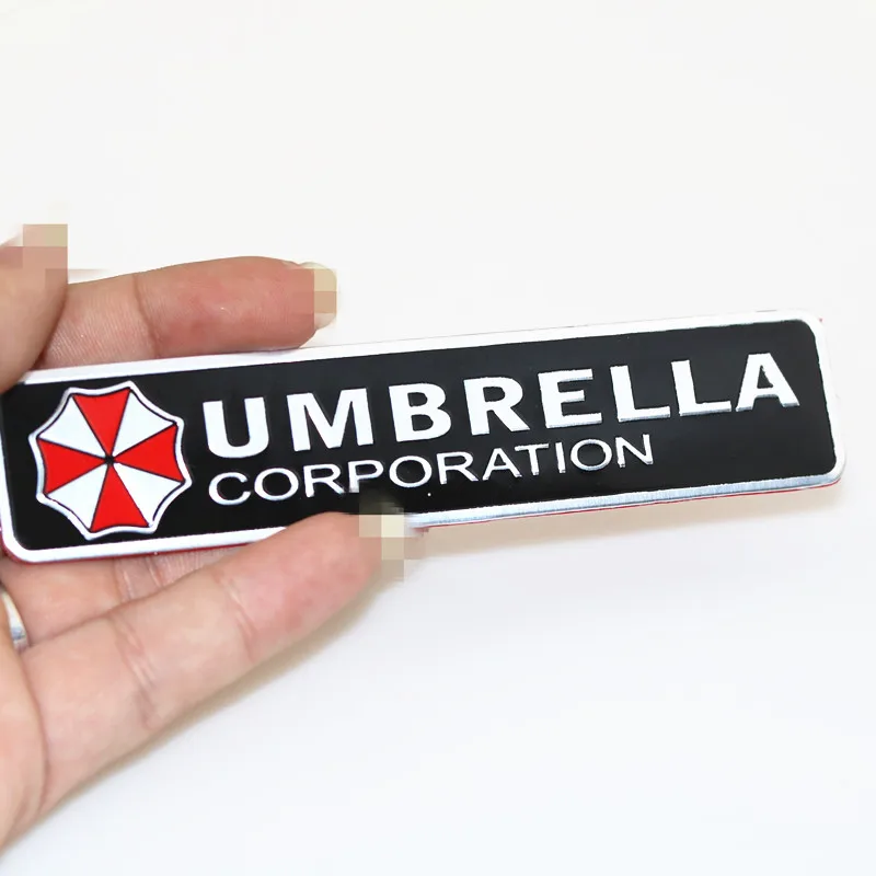 Car styling 3D car stickers Aluminum alloy Umbrella corporation Resident Evil decals emblem decorations badge auto accessories | Автомобили