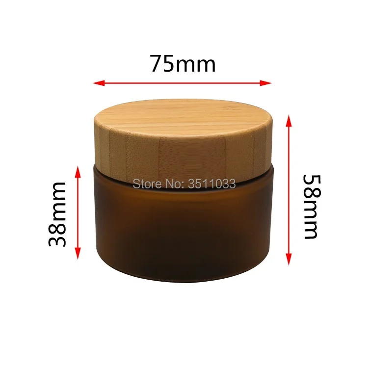 10 шт. пластиковые банки для крема с бамбуковой крышкой 100 г 150 мл|plastic cream jars|cream