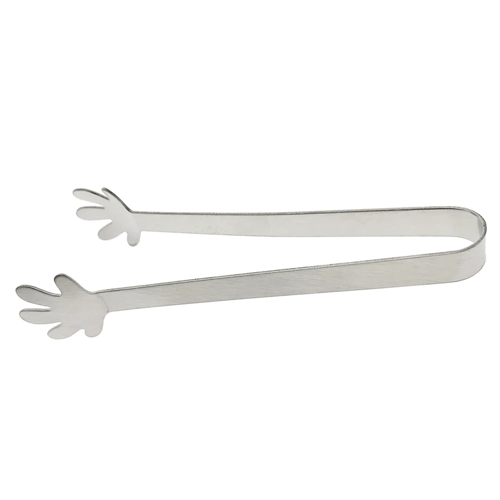 1 шт. лимонный Тонг форма ладони мини Кубик из нержавеющей стали щипцы для льда