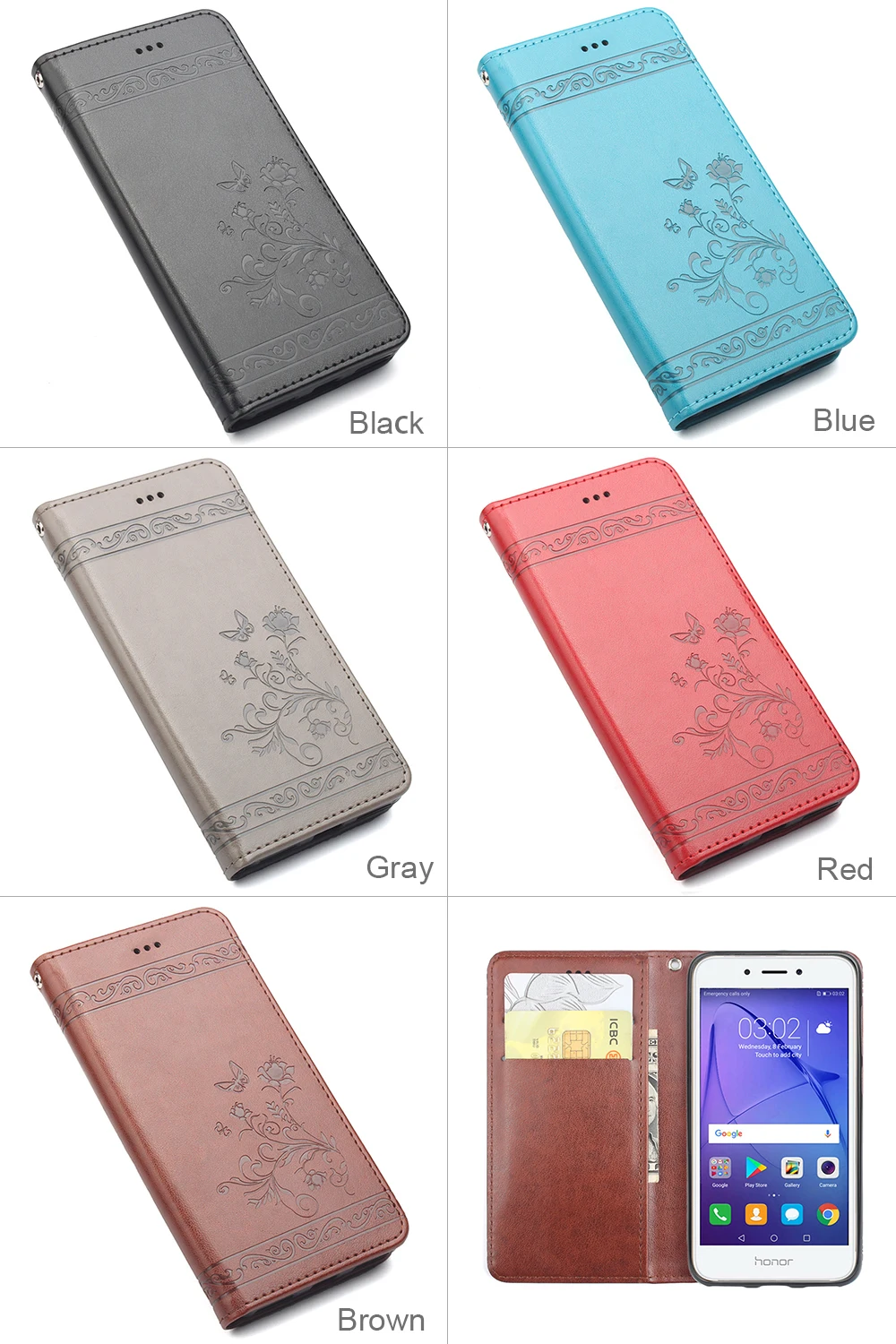Huawei Honor 6A Чехол Флип кожаный чехол для huawei Honor 6A 6 A Coque on Honor6A Play DLI-TL20 5," кошелек чехол для телефона Fundas сумка