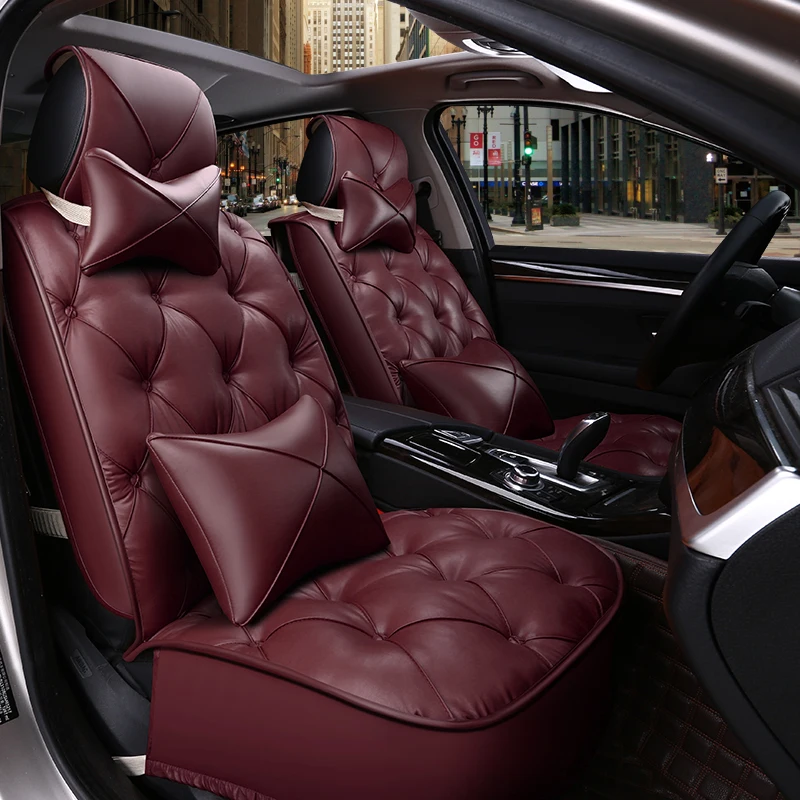 Искусственная кожа зимняя подушка для автомобильного сиденья полные толстые S