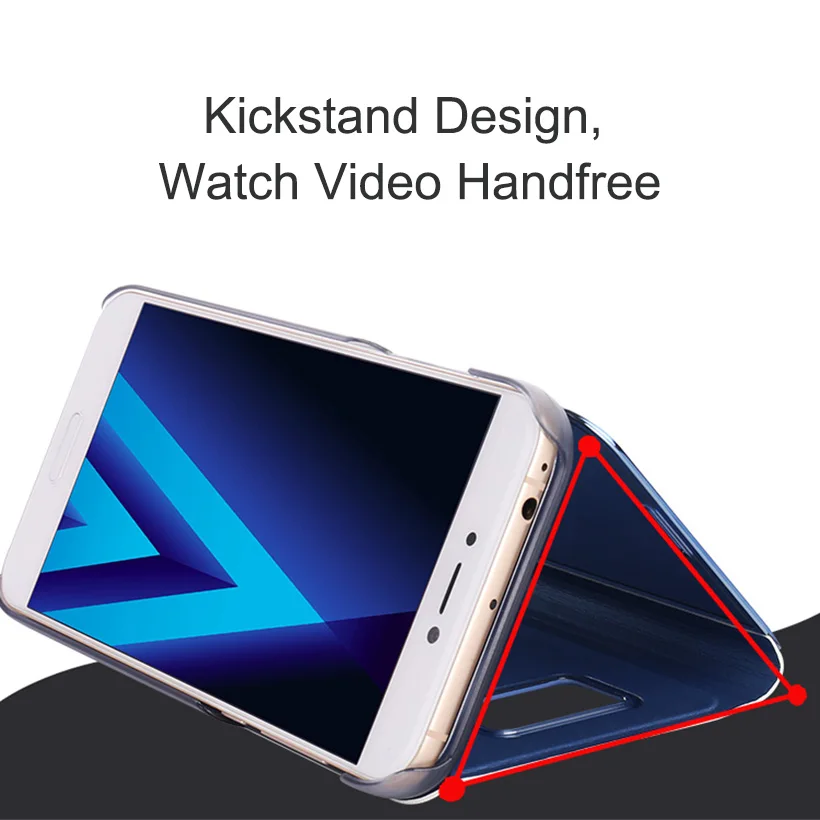 Умный зеркальный чехол для samsung J4 J6 плюс чехол A3 A5 A6 A7 A8 плюс A9 J2 J3 J4 J5 J6 J7 J8 Prime A6s крышка