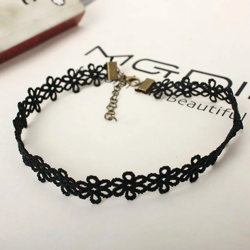Neck Chain Lace Tattoo Fish Line Sexy Simple Star Necklace Collarbone Collar Strip Women Jewelry Accessories | Украшения и