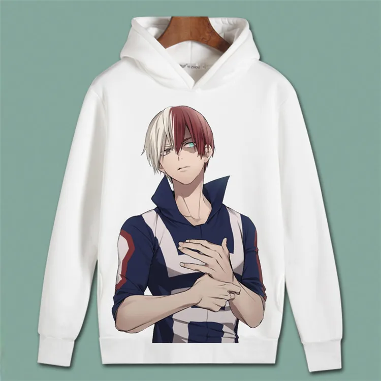 Style 23 Толстовки с капюшоном для косплея Todoroki Shoto, толстовки с капюшоном из флиса, школьная форма - Цвет: Style 23