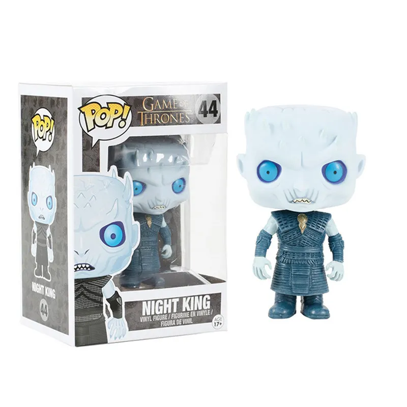 FUNKO POP Игра престолов игрушки Джон Сноу Дейенерис дрогон призрак ночной король Виниловая фигурка Коллекционная модель игрушки для детей