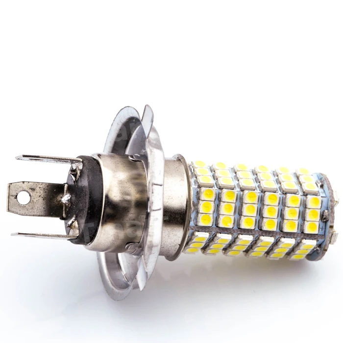 Лучшая цена H4 120 светодиодный 3528 1210 SMD чистый белый Автомобильный источник света