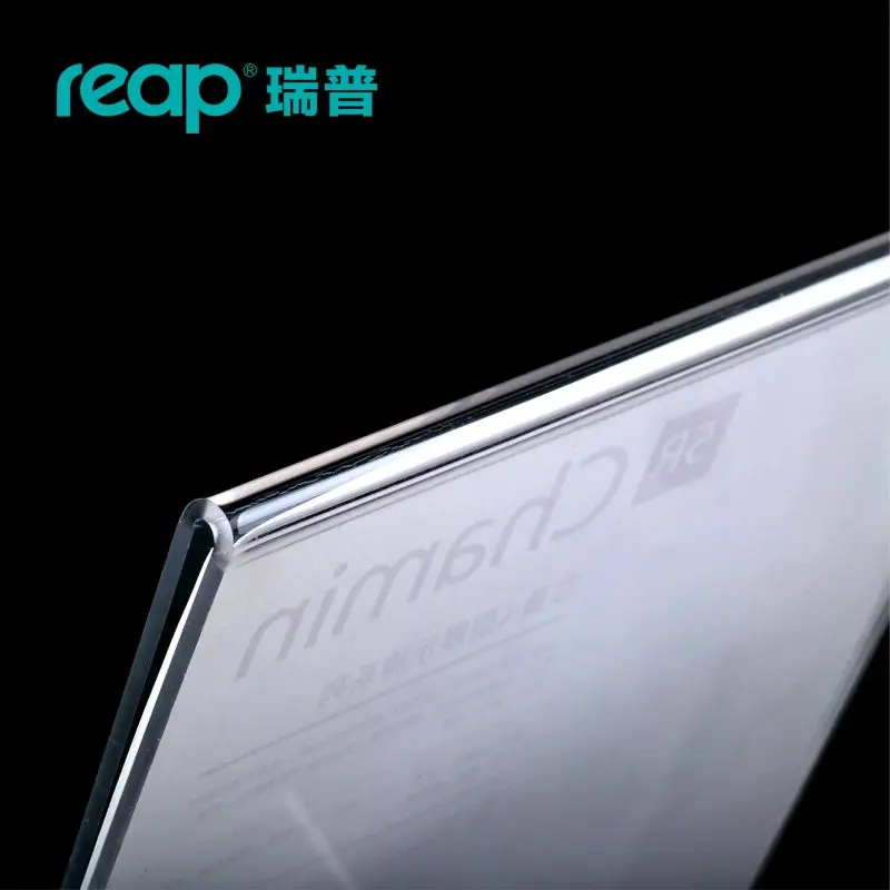 5-pack Reap Chamin акриловая l-образная настольная вывеска держатель карты настольная подставка для демонстрации меню услуги этикетки Офис клуб бизнес Ресторан