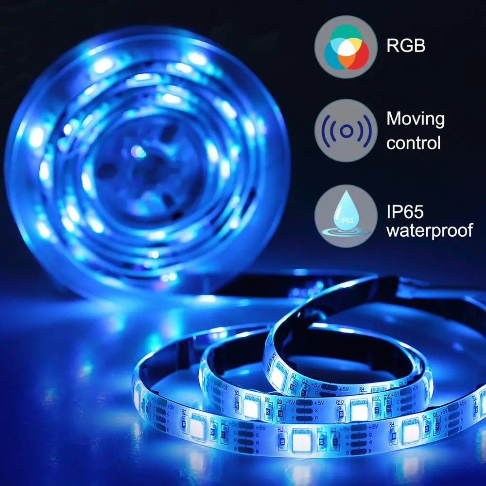 USB LED strip light lamp Waterproof Christmas Holiday decoration RGB /White/Warm Backlight & Bias lighting#35