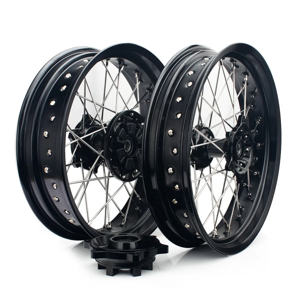 Передние и задние колеса BIKINGBOY для SUZUKI DRZ400 00 04 DRZ400E 07 DRZ 400 S SM 05 17 16 15 14 Supermoto 17*3 5 17*4