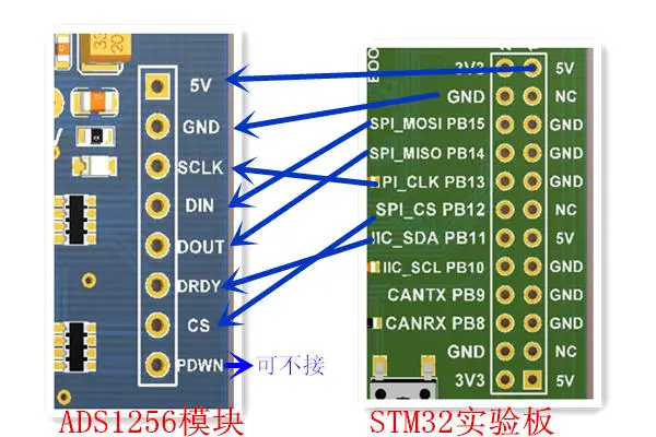 ADS1256 24 ADC8 дорожный AD-precision ADC модуль сбора данных