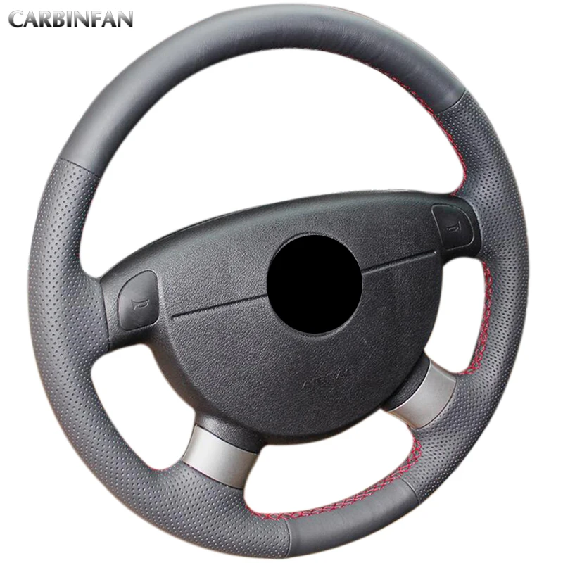 Черный чехол на руль из искусственной кожи для Chevrolet Lova Aveo Buick Excelle Daewoo Gentra 2013 2015