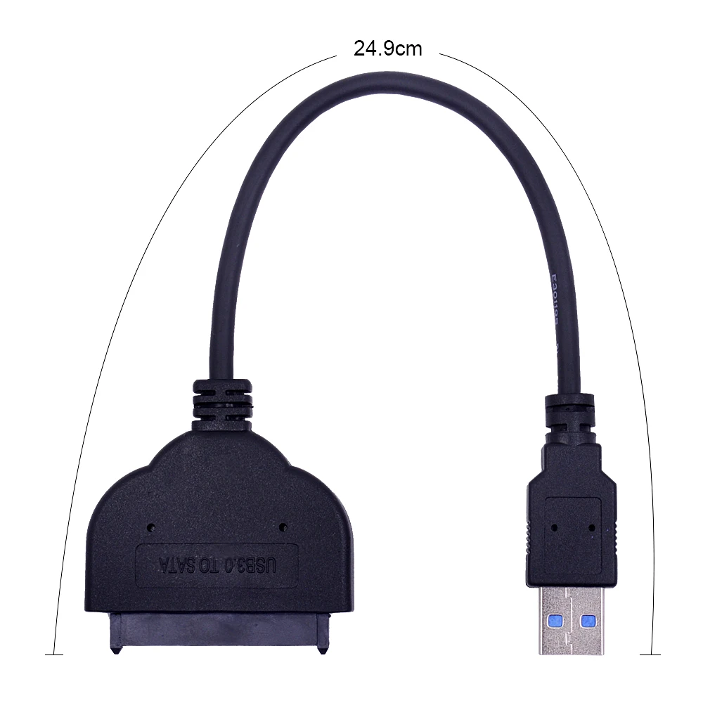 USB 3 0 для SATA кабель адаптер USB3.0 Serial ATA III 22Pin конвертер 2.5 дюймового жесткого диска SSD