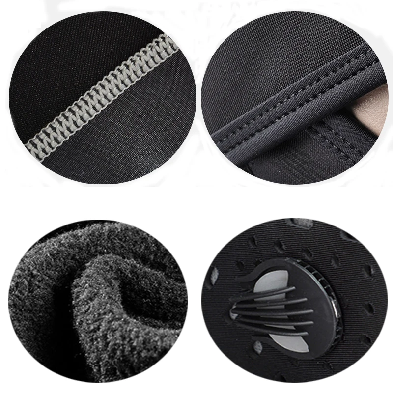 ROCKBROS Зимняя Маска для лица велосипедная Ветрозащитная маска шарф велосипедный