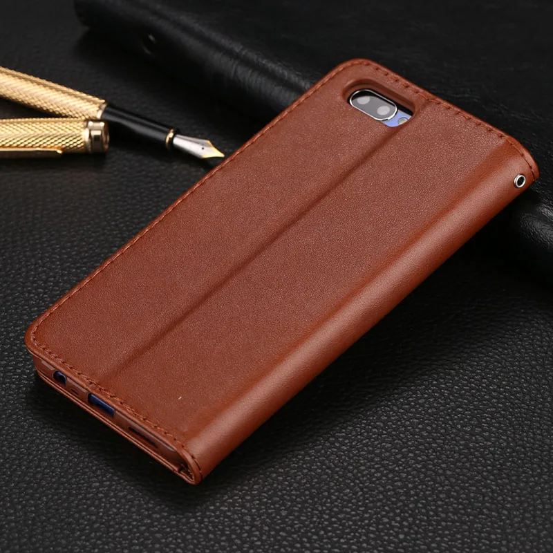 Чехлы для OPPO A3S роскошный флип кошелек магнитные винтажные кожаные сумки