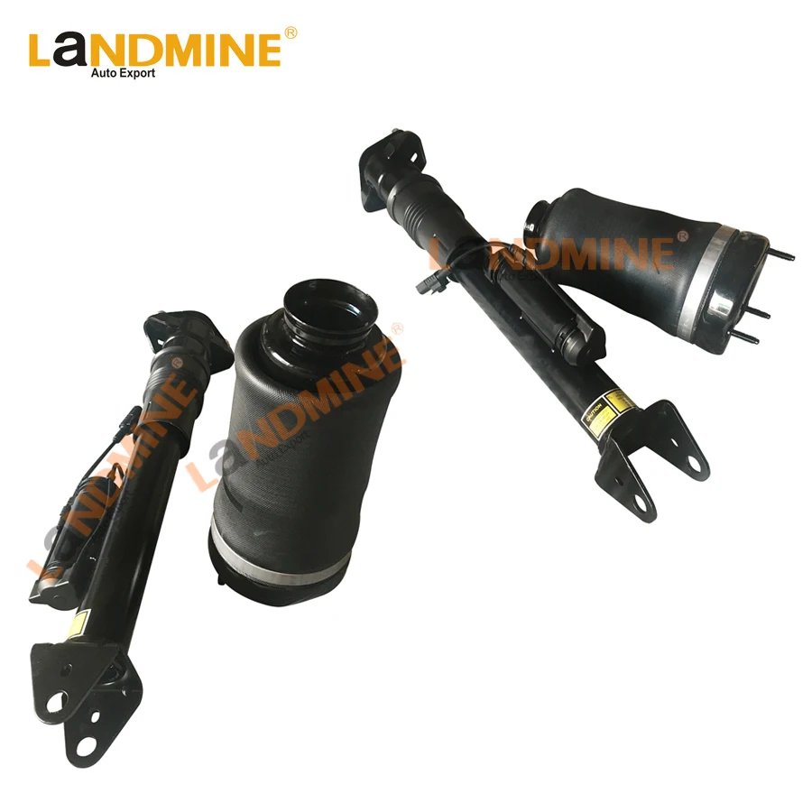

Free Shipping 4PCS Rear Suspension Shock With ADS Front Suspension Spring Bag Mercedes W164 ML X164 GL 1643203031 1643202031