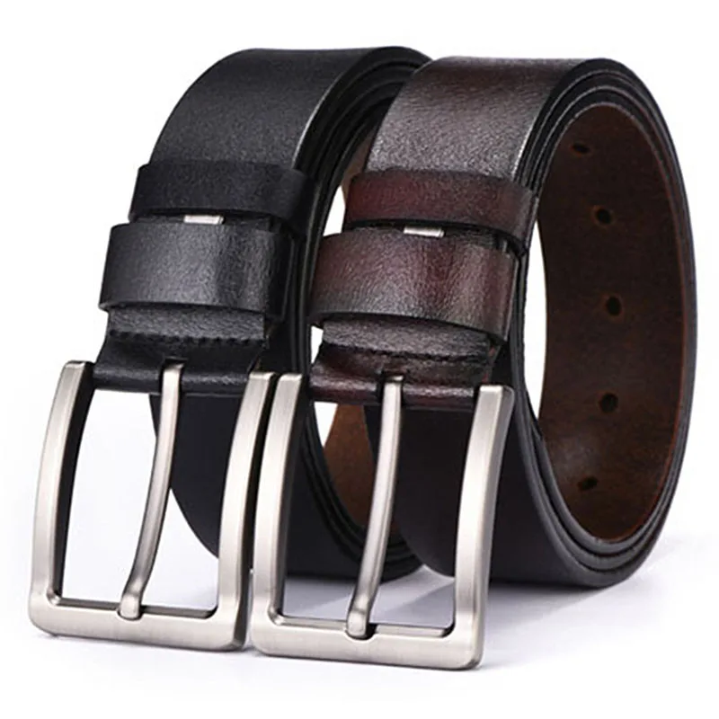 

Men High Quality Genuine Leather Belt Luxury Designer Belts Men Cowskin Fashion Strap Male Jeans for Man Cowboy Cinturon Hombre