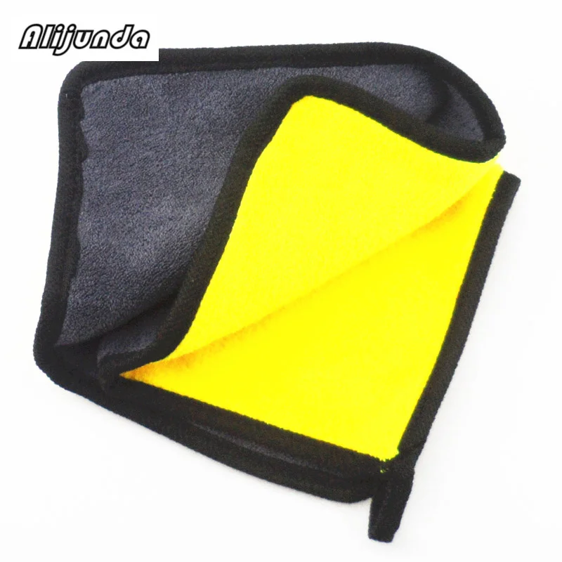 Новые полотенца из микрофибры для мытья автомобиля 30*30 см чистящие средства