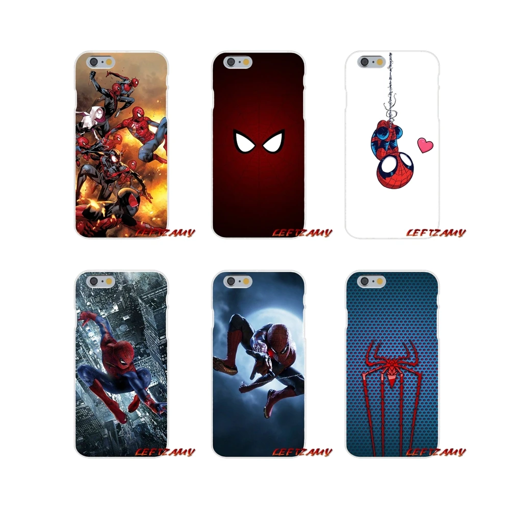 Человек-паук Marvel Супергерои аксессуары чехол для телефона Samsung Galaxy S3 S4 S5 MINI S6 S7 edge