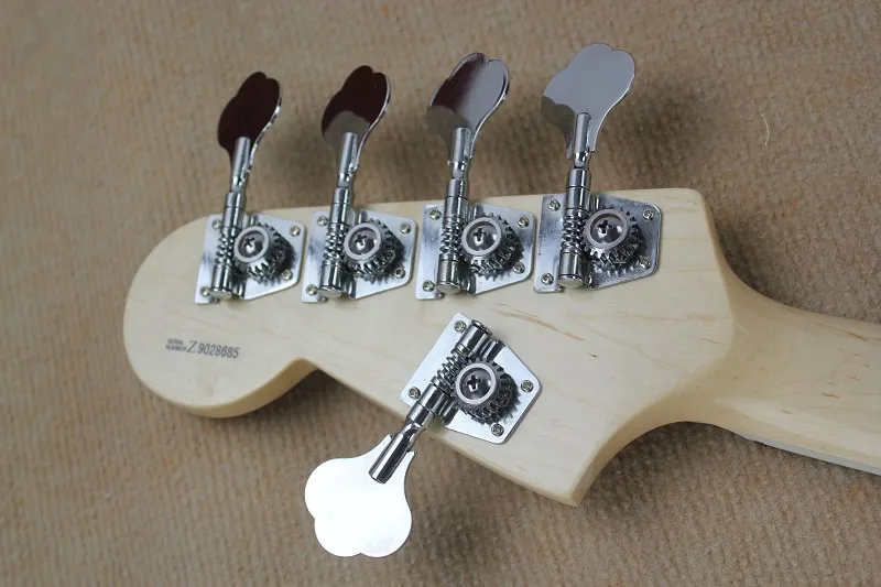 Бесплатная доставка Одежда высшего качества 5 строка F Jazz Bass Ebony гриф закат взрыв