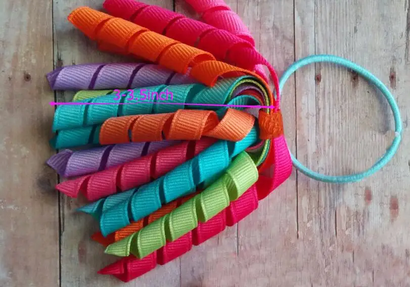 20 шт. головная повязка 3 &quotкороткие O-korker кудрявые держатели конского хвоста