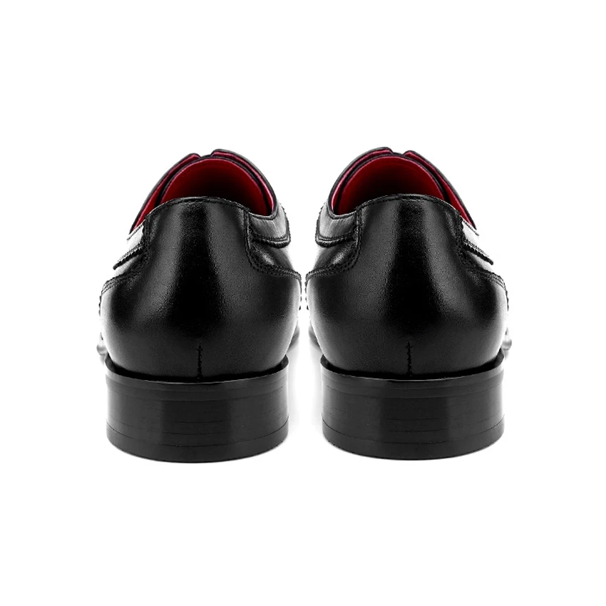2019 Classic Genuine Leather Men's Handmade Wedding Party Footwear Round Toe Derby Man Formal Dress Groom Welted Shoes BQL157 | Обувь