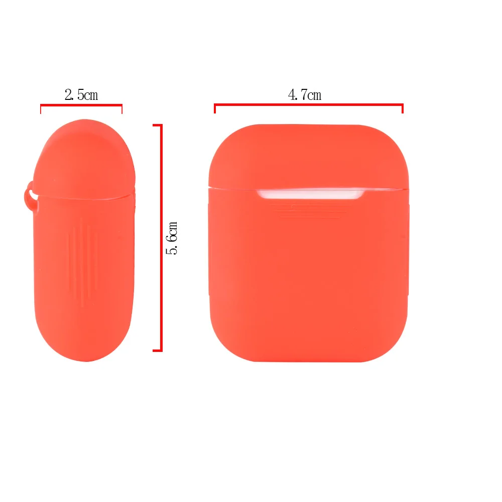 Силиконовый противоударный чехол для наушников Apple AirPods|Сумки телефона| |