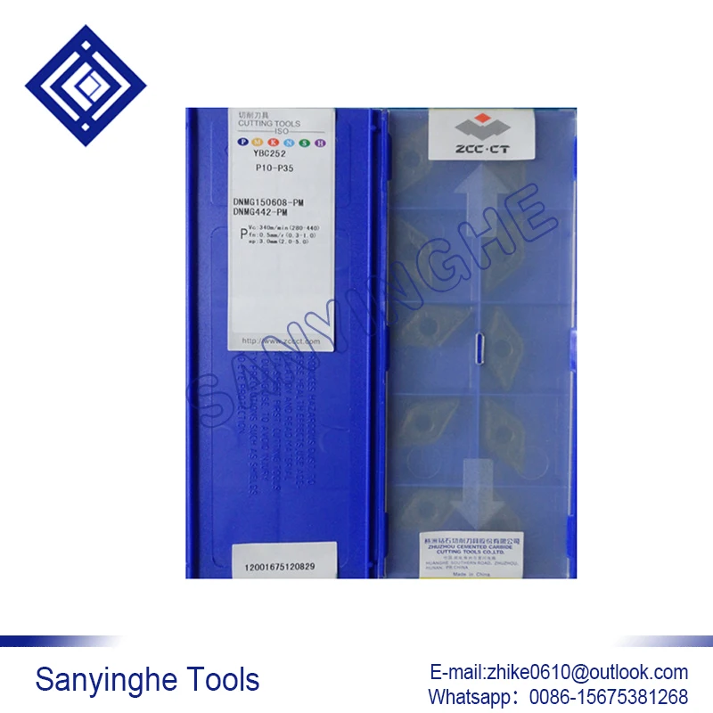 

10 шт./лот YBC252 DNMG150604-PM cnc карбидные Токарные вставки