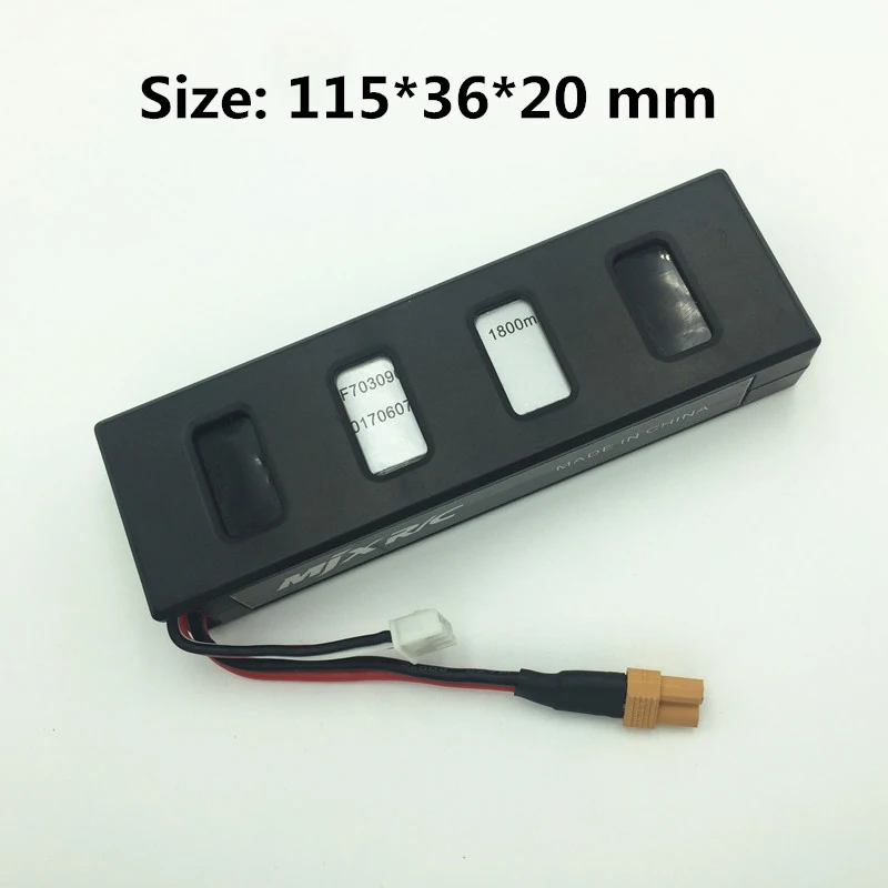 Конкурентоспособная батарея 7 4 V 1800 mah 25C Li-po для MJX B3 RC Quadcopter Drone (MJX Bugs 3 Lipo battery)