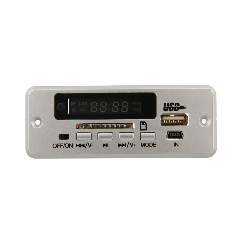 EDAL ZTV-CT02B(02EA) цифровой Красный светодиодный дисплей USB TF Радио MP3 аудио модуль с дистанционным управлением