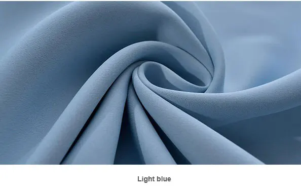 Light blue Затемненные шторы с одной панелью для спальни, современные занавески на окна для дома, полиэфирные однотонные занавески для гостиной, занавески, занавески(5 цветов - Цвет: Light blue